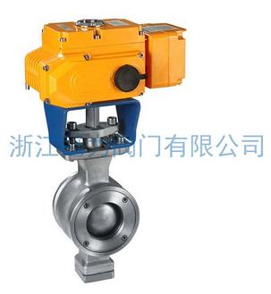 對(duì)夾式V型球閥冷卻水系統(tǒng)的閥門！