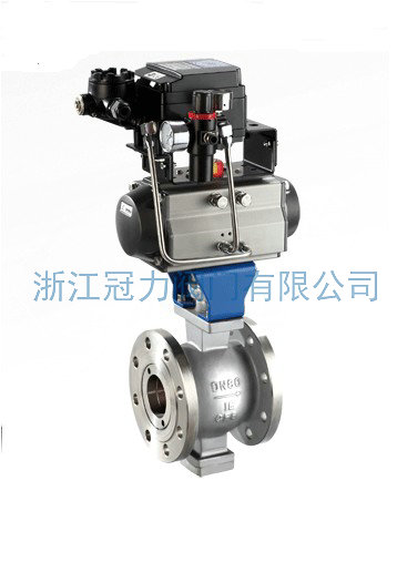 V型球閥：零部件少，使用操作方便！